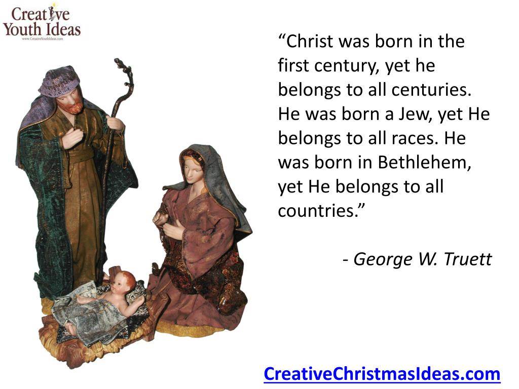 PPT Christmas Quotes The True Meaning of Christmas PowerPoint