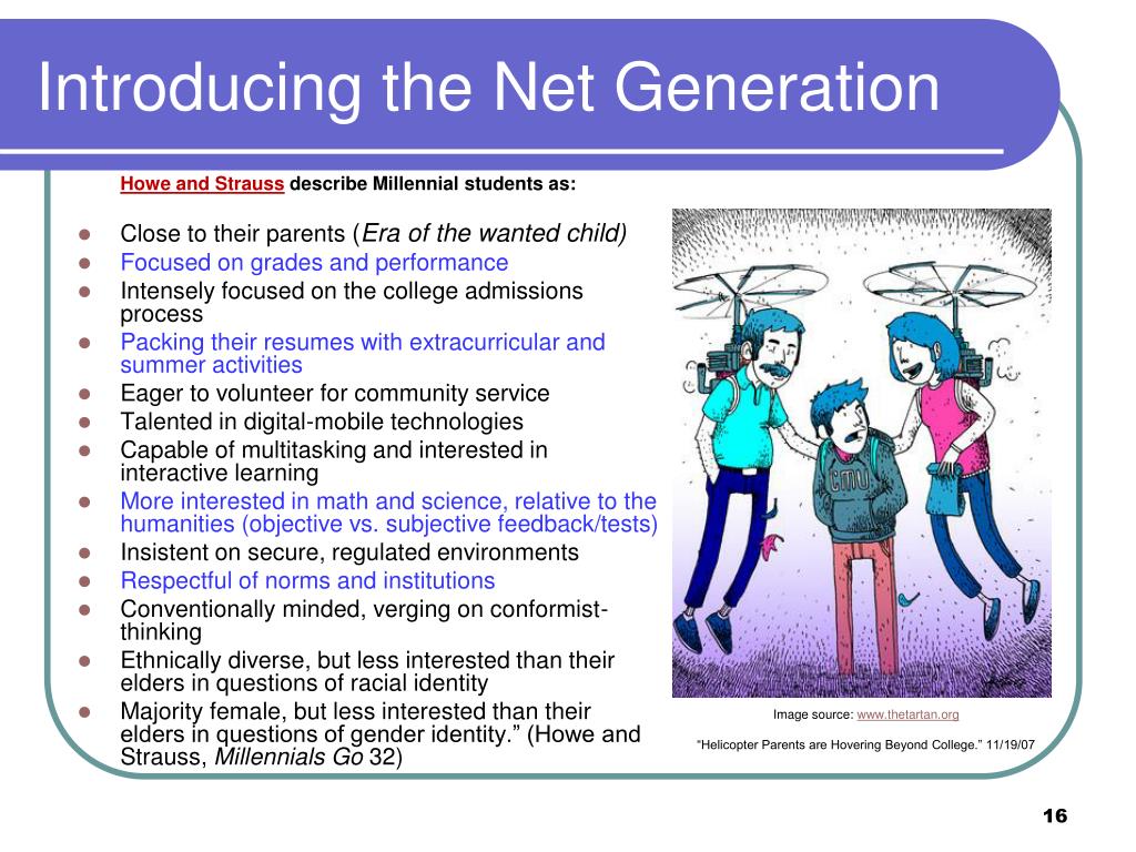 PPT Who are the Millennials? Teaching the Net Generation PowerPoint