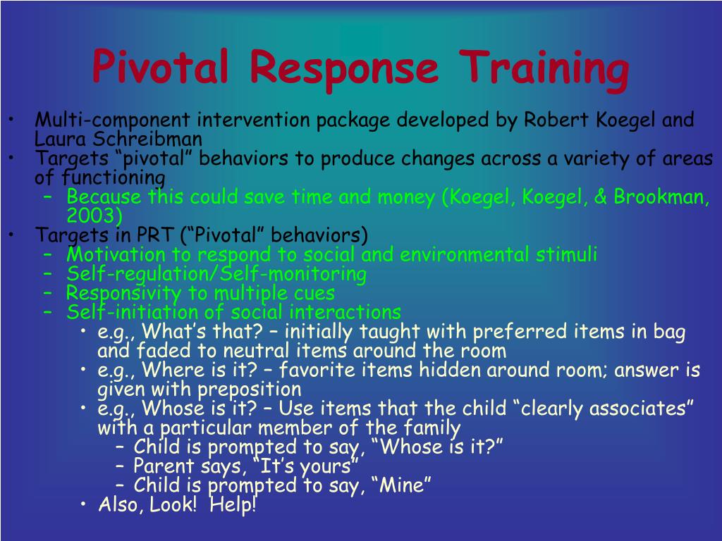 PPT Discrete Trial Teaching and Naturalistic Teaching Approaches