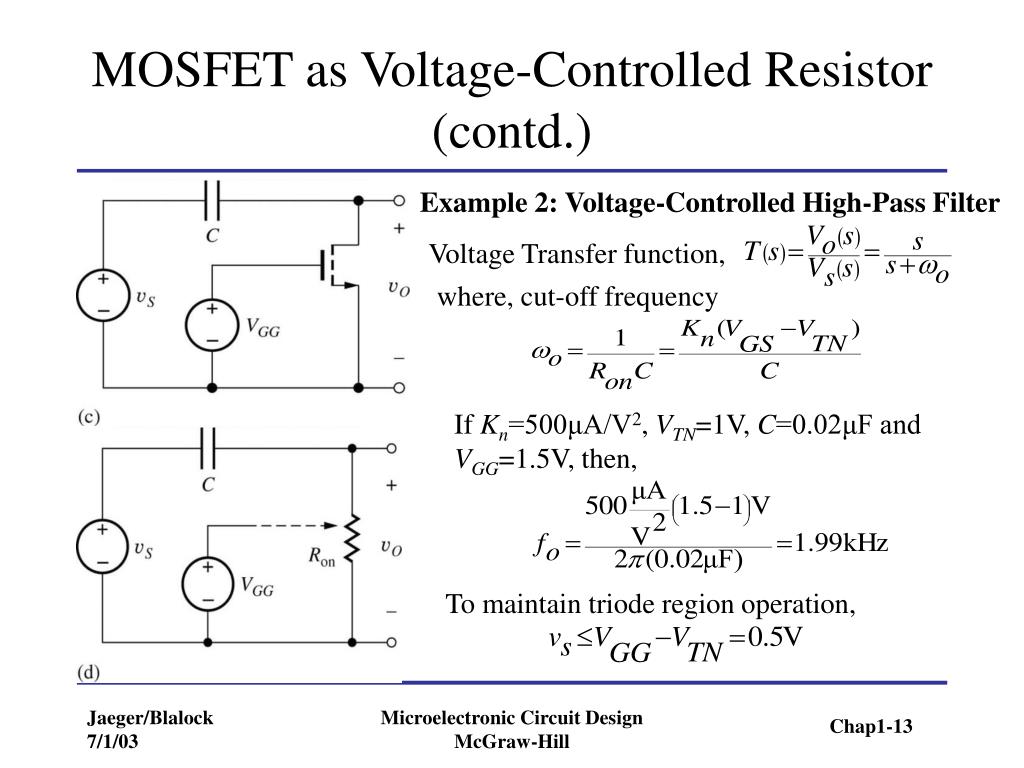 PPT Chapter 4 FieldEffect Transistors PowerPoint Presentation, free download ID216323