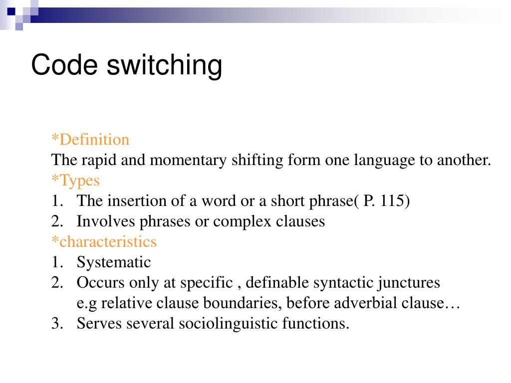 PPT The Role of the First Language PowerPoint Presentation, free