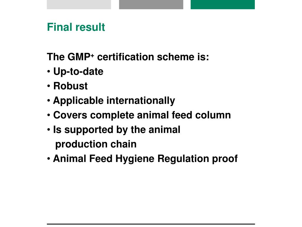 PPT GMP+ certificationscheme animal feed sector 2006 Road transport