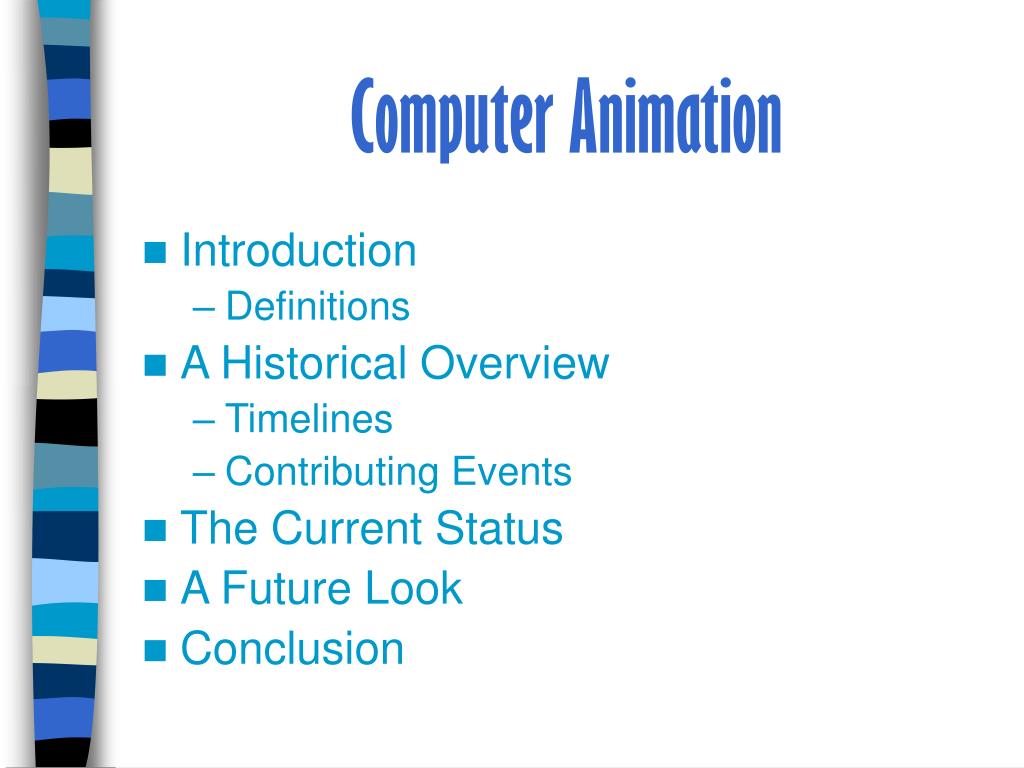 PPT Computer Animation PowerPoint Presentation, free download ID21708