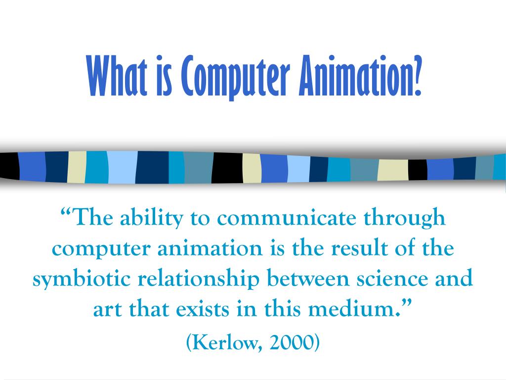 PPT Computer Animation PowerPoint Presentation, free download ID21708