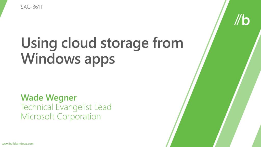 PPT Using cloud storage from Windows apps PowerPoint Presentation