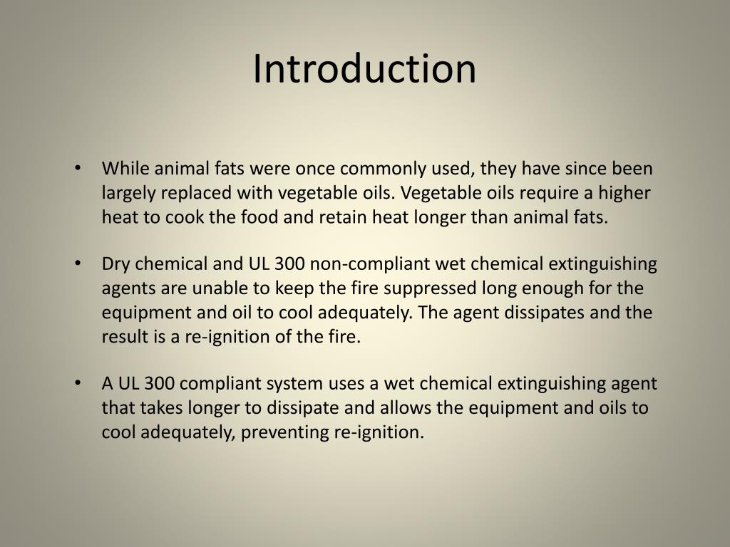 PPT Approved Commercial Cooking Systems and UL 300 Regulation PowerPoint Presentation ID21812