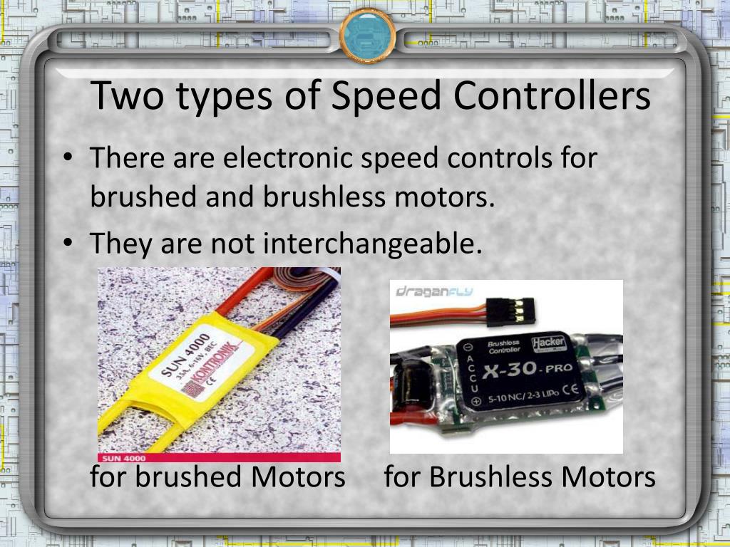 PPT Transmitters Receivers and Speed Controllers PowerPoint