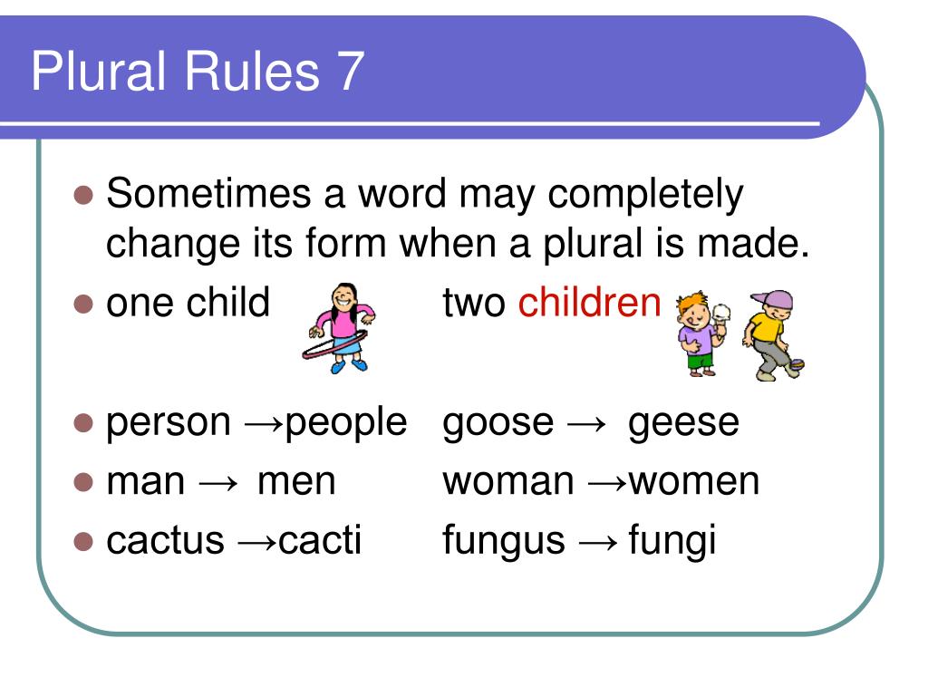 PPT Plural Rules Part One PowerPoint Presentation, free download ID