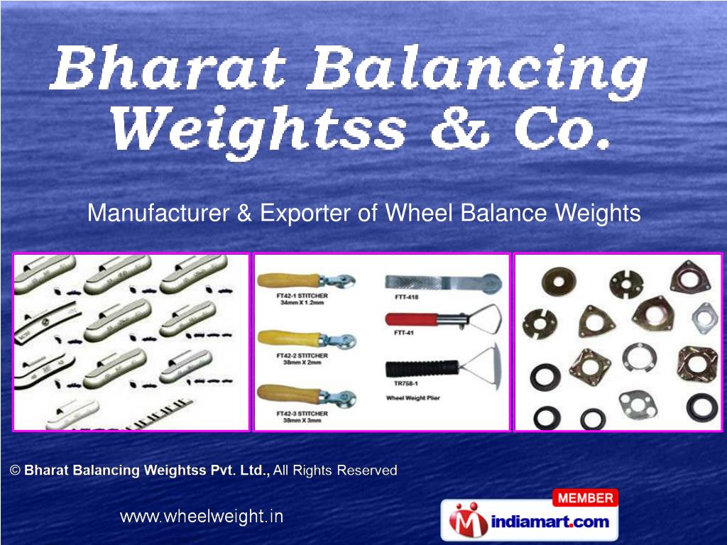 PPT Wheel Balance Weight By Bharat Balancing Weightss Pvt Ltd