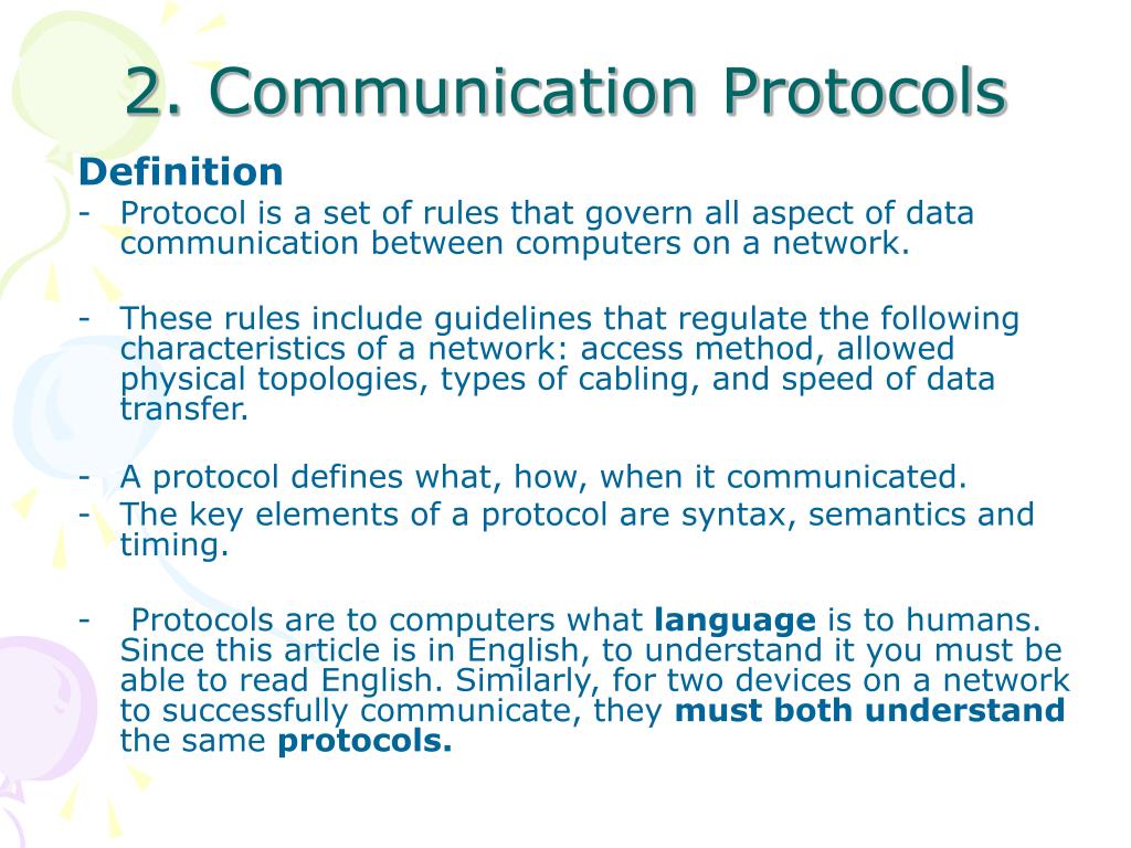 PPT STANDARDS AND PROTOCOLS PowerPoint Presentation, free download ID220752