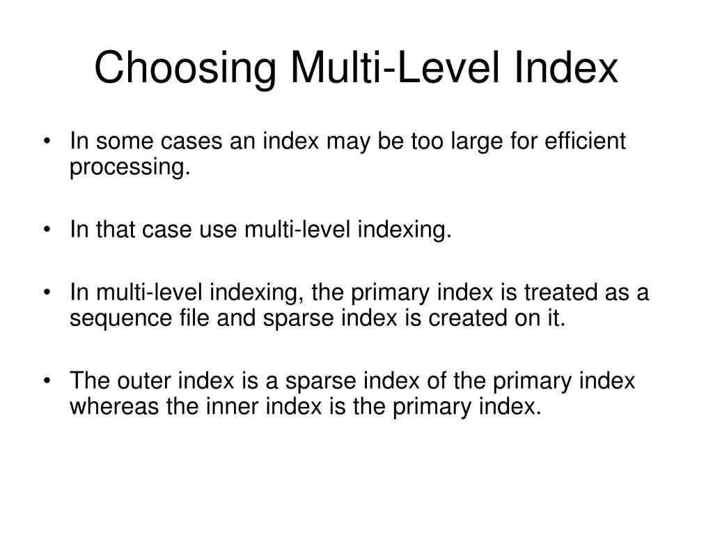 PPT Data Indexing PowerPoint Presentation, free download ID221203