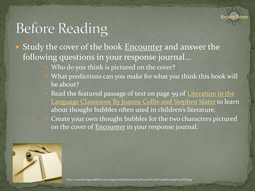 PPT Encounter by Jane Yolen PowerPoint Presentation, free download