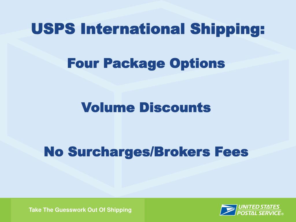 PPT Package Services The USPS Advantage PowerPoint Presentation