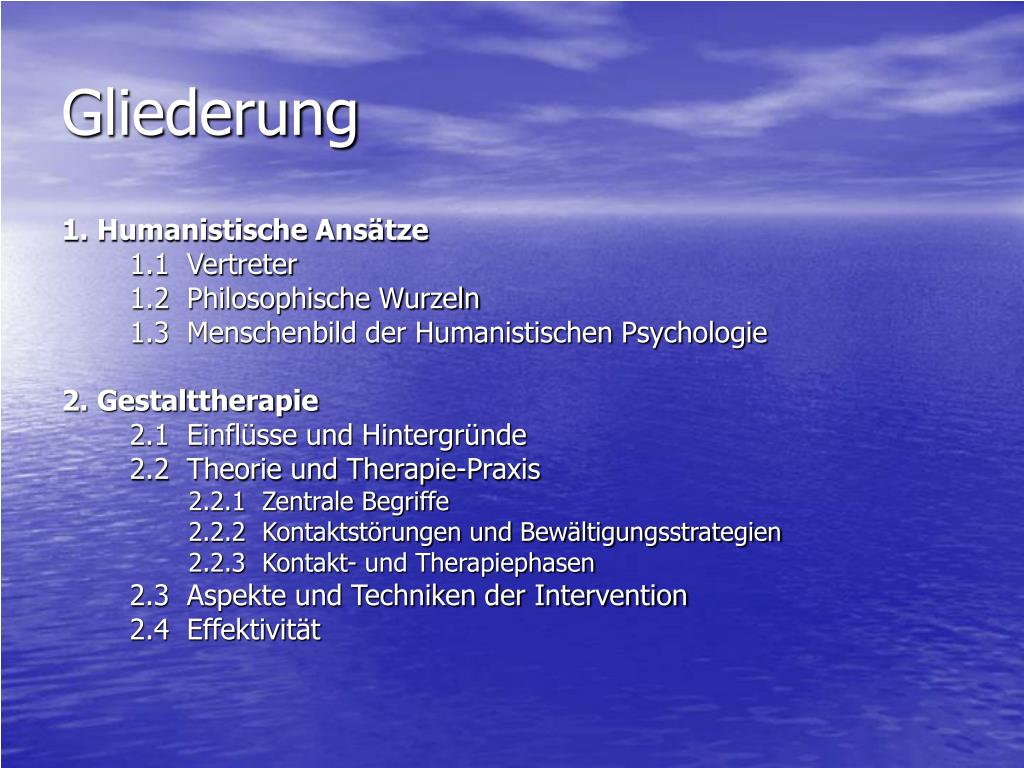 PPT Humanistische Ansätze Ein Überblick PowerPoint