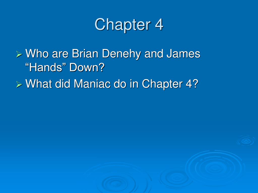 PPT Maniac Magee PowerPoint Presentation, free download ID223894