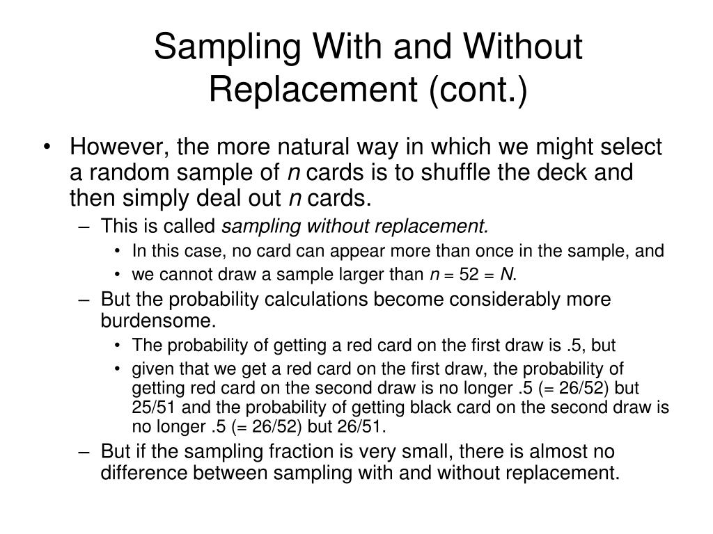 PPT RANDOM SAMPLING PowerPoint Presentation ID225023