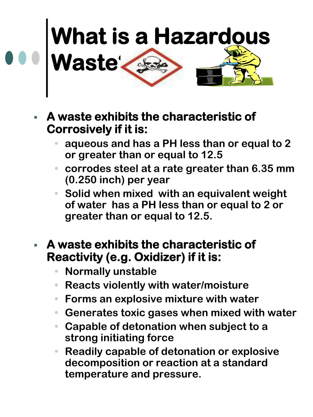 PPT Hazardous Waste Management Training PowerPoint Presentation, free download ID225200