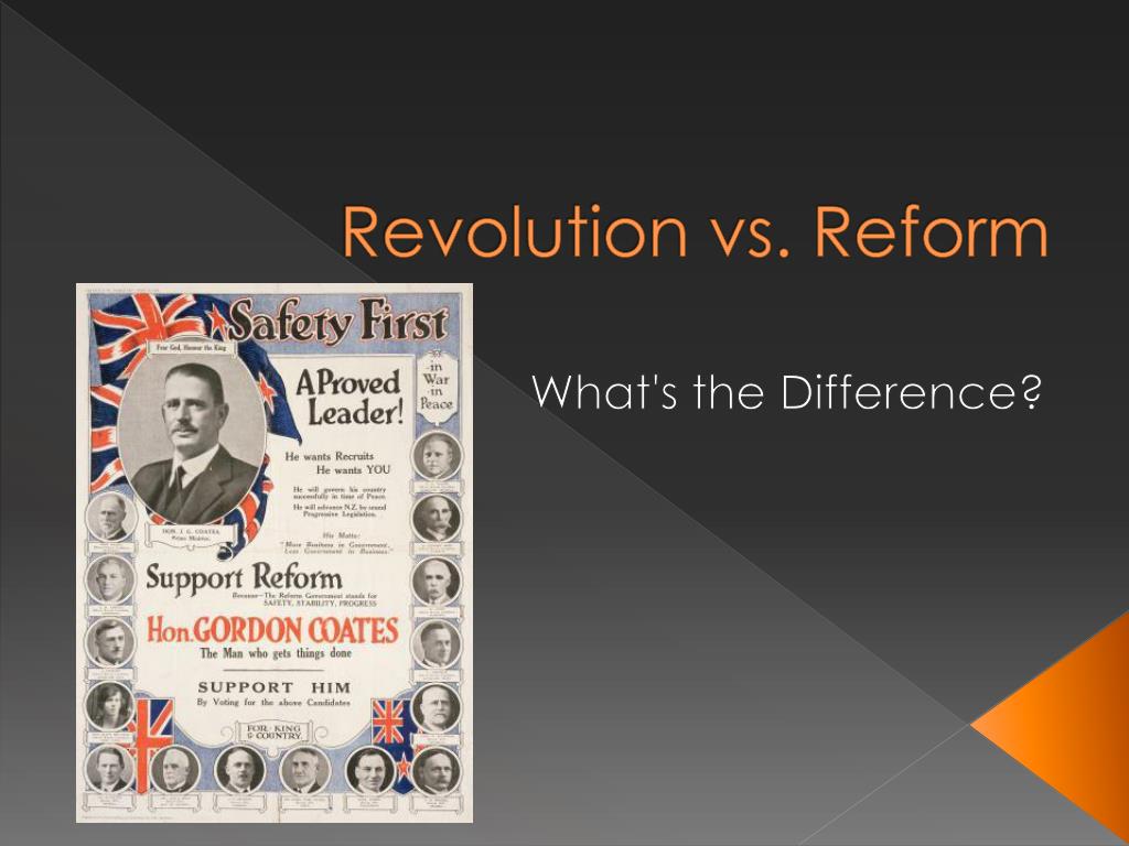 PPT Revolution vs. Reform PowerPoint Presentation, free download ID