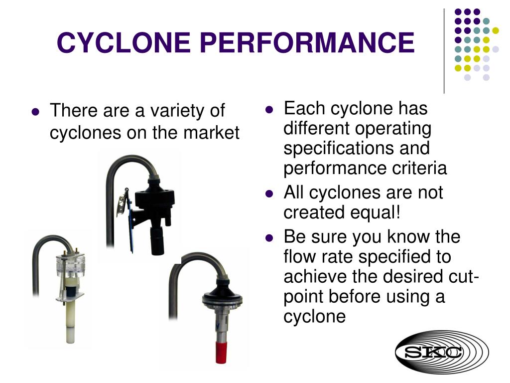 PPT Cyclones A CENTRIFUGAL FORCE IN AIR SAMPLING PowerPoint