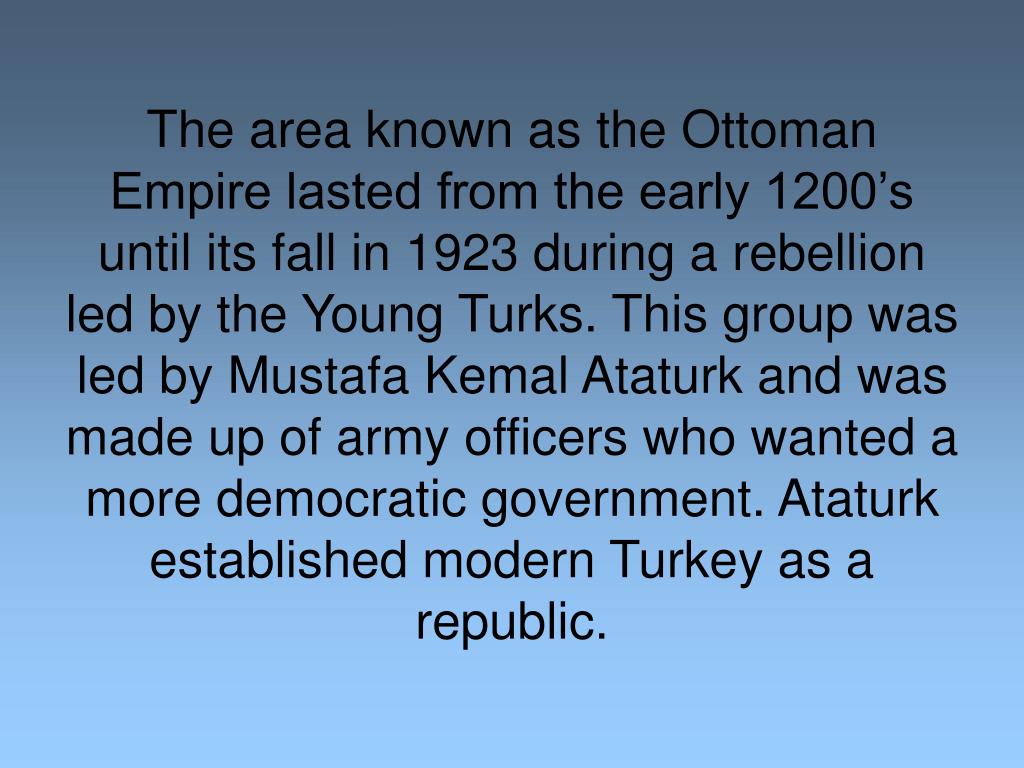 PPT Turkey and The Ottoman Empire PowerPoint Presentation, free