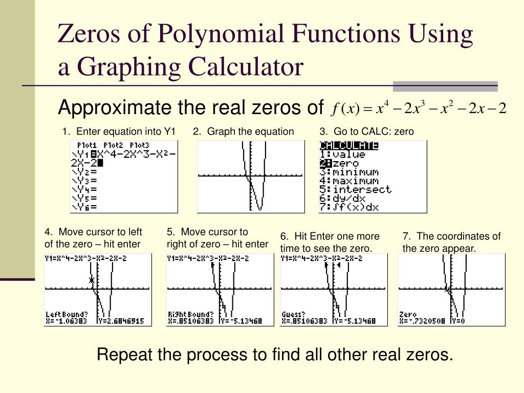 PPT Rational Zero Theorem Synthetic & Long Division Using Technology