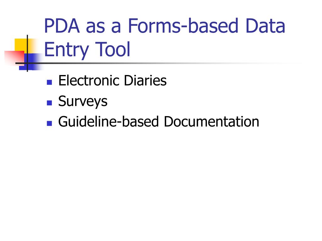 PPT PDA’s in Medicine PowerPoint Presentation, free download ID225840