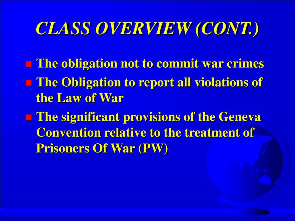 PPT LAW OF LAND WARFARE PowerPoint Presentation, free download ID