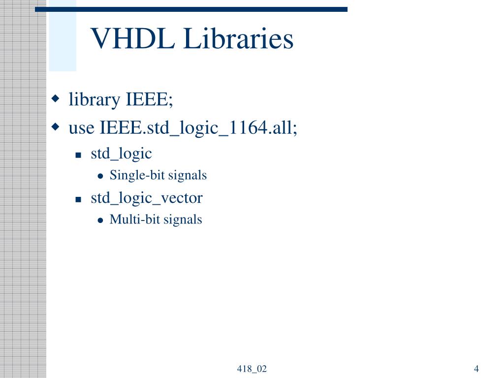 PPT VHDL PowerPoint Presentation, free download ID226593