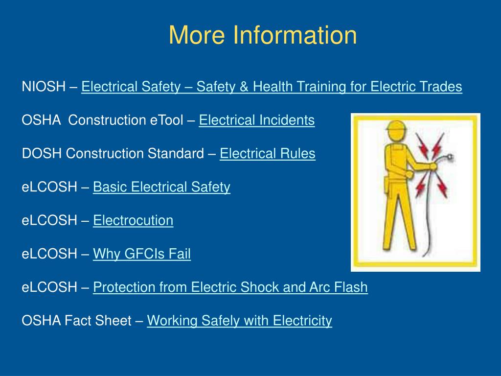 PPT Hazards of Electricity in Construction PowerPoint Presentation