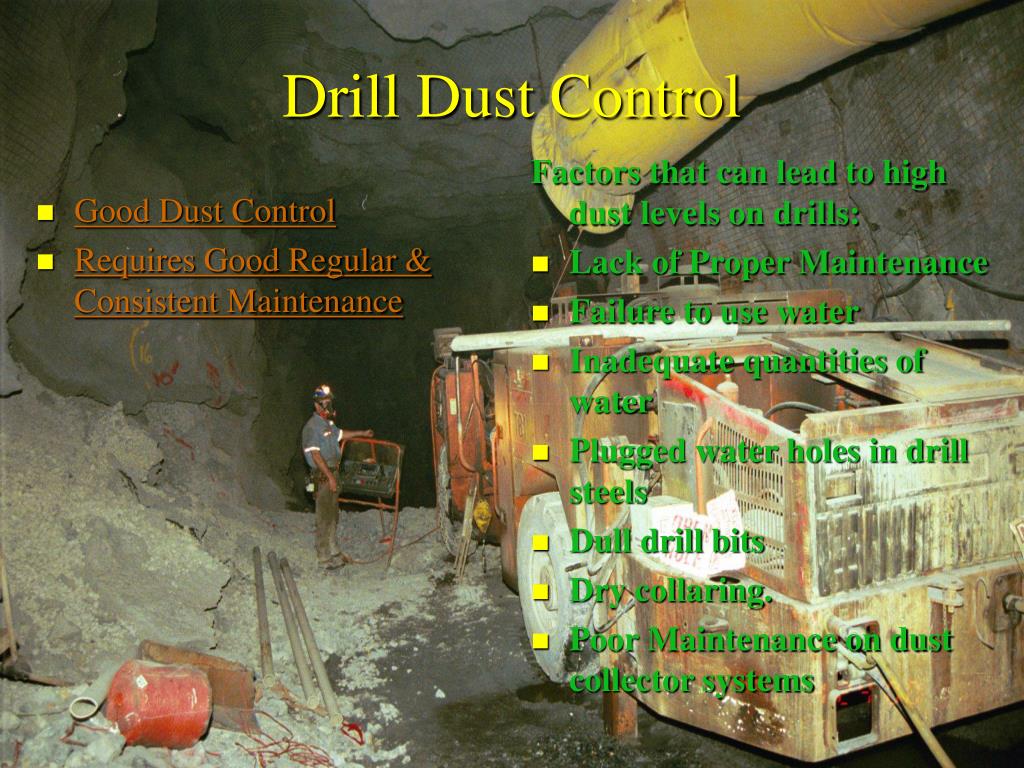 PPT Dust Control In Hard Rock Mines PowerPoint Presentation, free