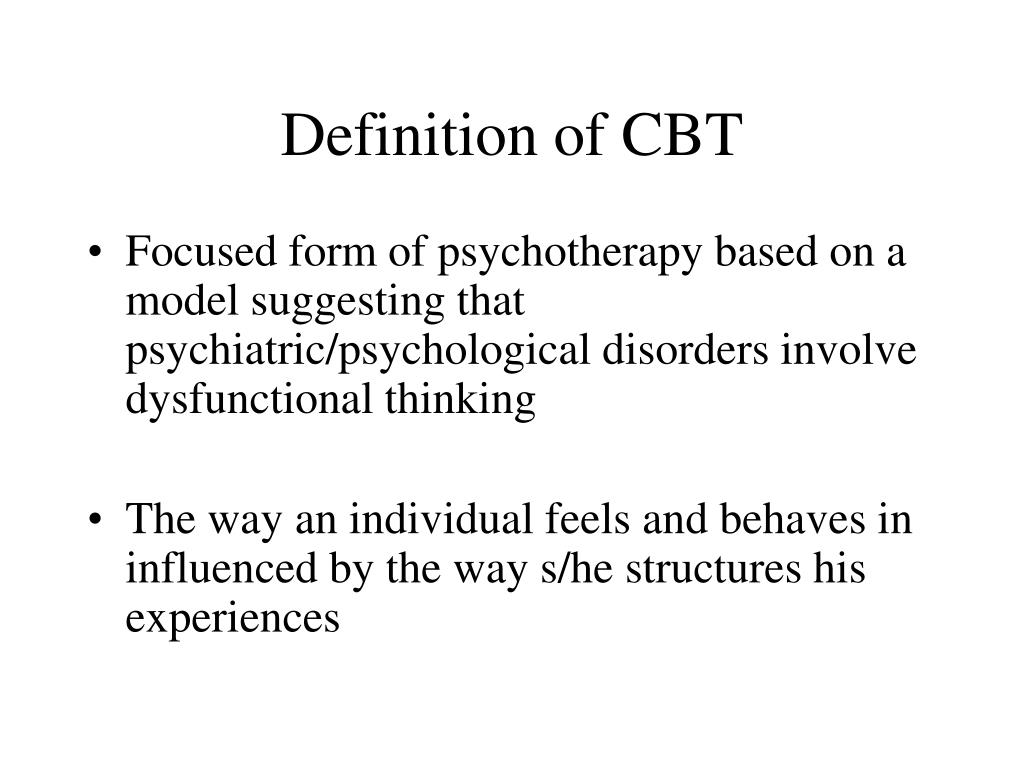 PPT The origins of CBT PowerPoint Presentation ID227601