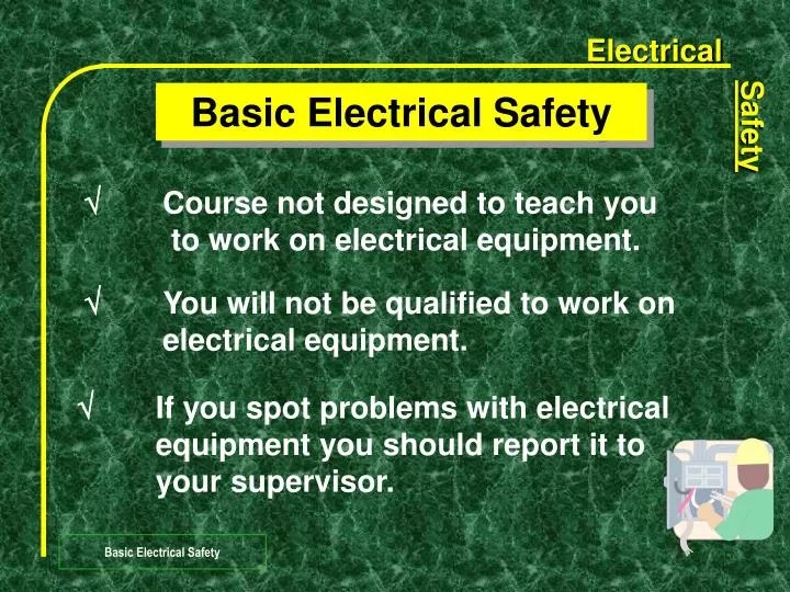 PPT Basic Electrical Safety PowerPoint Presentation ID228277