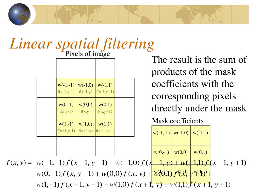 PPT Spatial Filtering PowerPoint Presentation, free download ID228794