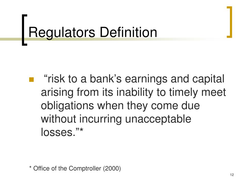 PPT LIQUIDITY RISK & LIQUIDITY MANAGEMENT PowerPoint Presentation