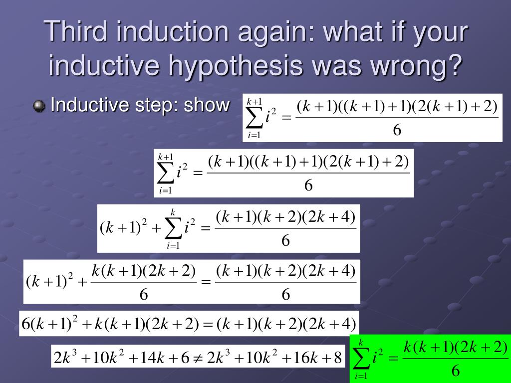 PPT Mathematical Induction PowerPoint Presentation, free download