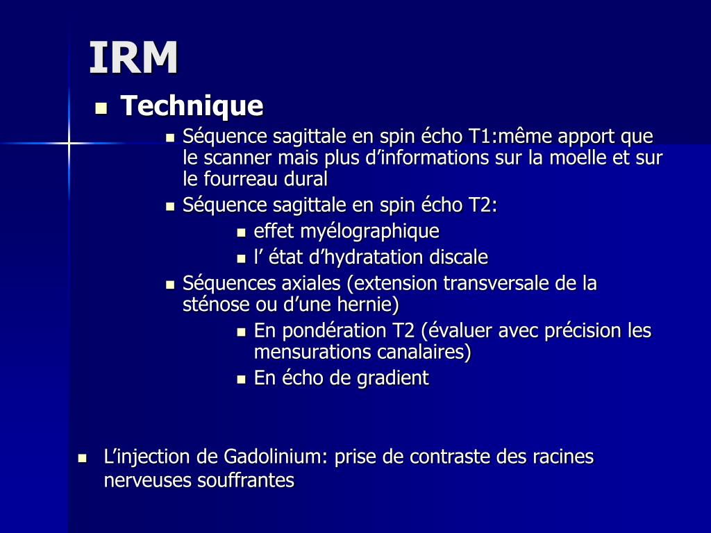 PPT Imagerie du rachis lombaire dégénératif PowerPoint