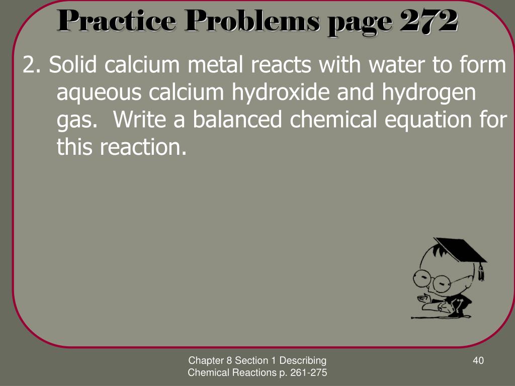 PPT Modern Chemistry Chapter 8 Chemical Equations and Reactions