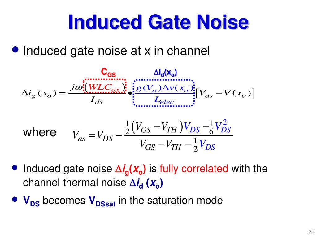 PPT Analytical Modeling of RF Noise in MOSFETs A Review PowerPoint