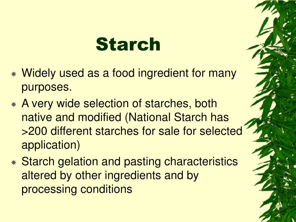 PPT Starch PowerPoint Presentation ID232933