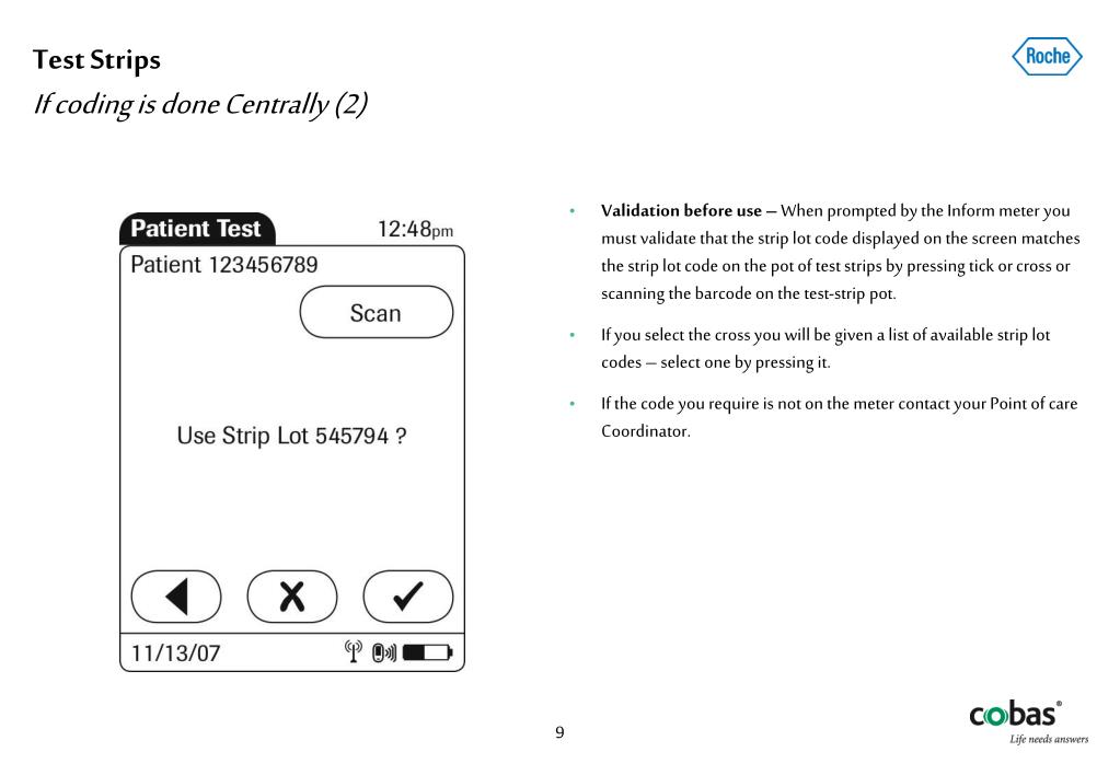 PPT AccuChek Inform II Blood Glucose Meter PowerPoint Presentation, free download ID233487