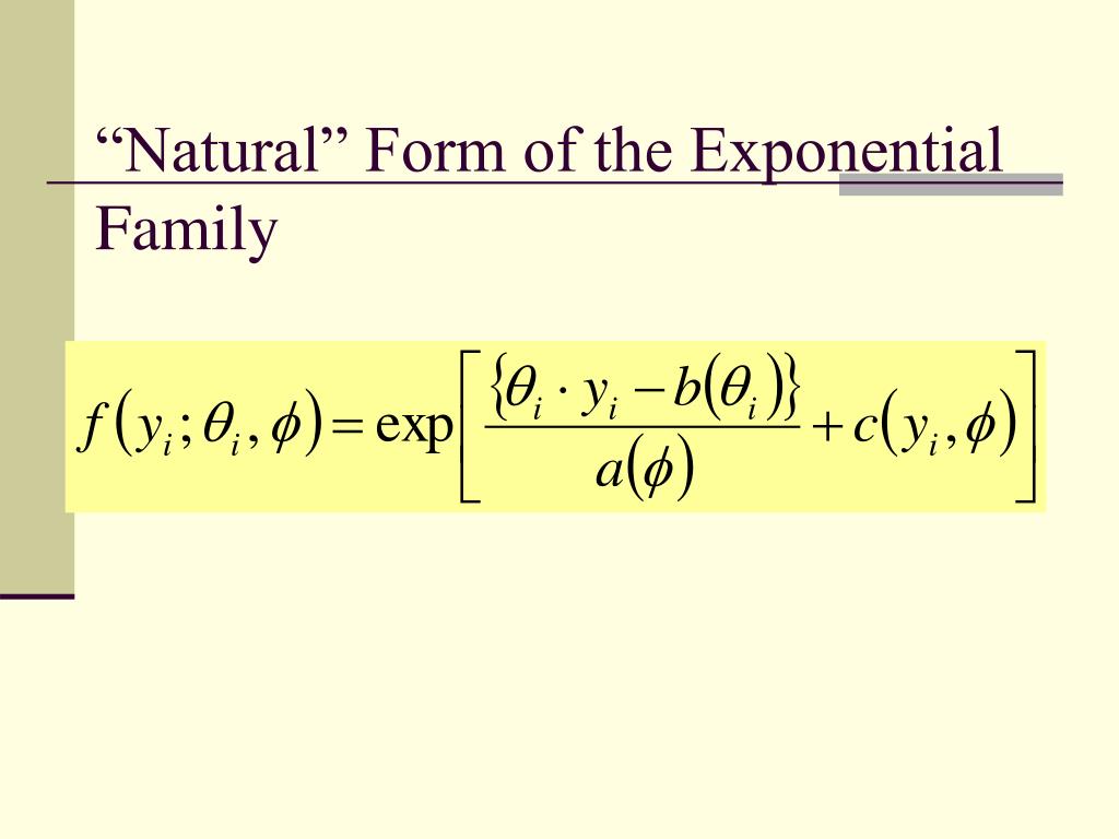 PPT Introduction to Generalized Linear Models PowerPoint Presentation