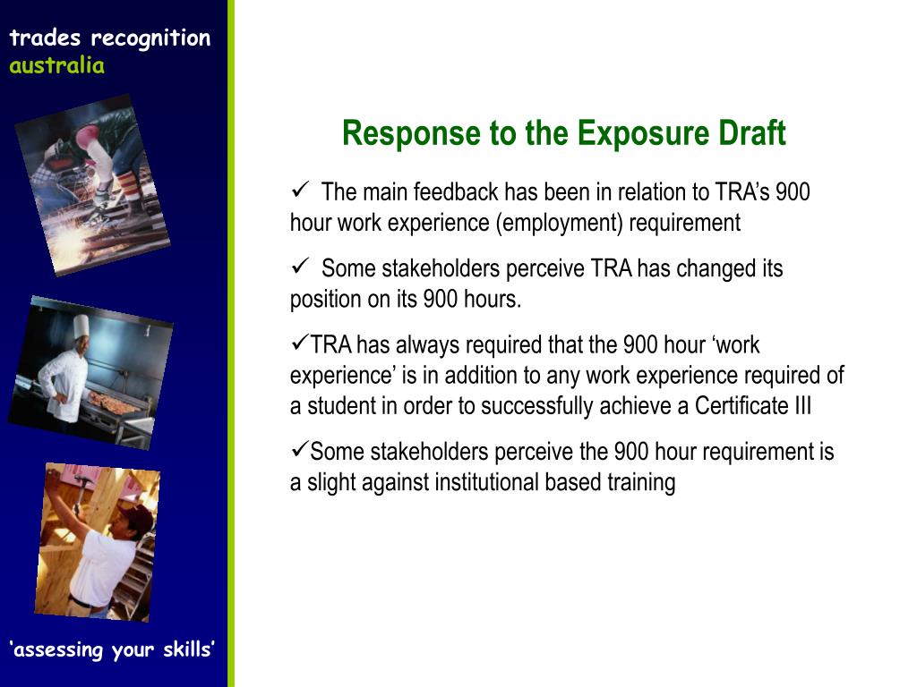 PPT Trades Recognition Australia (TRA) Presenter Anni Chilton