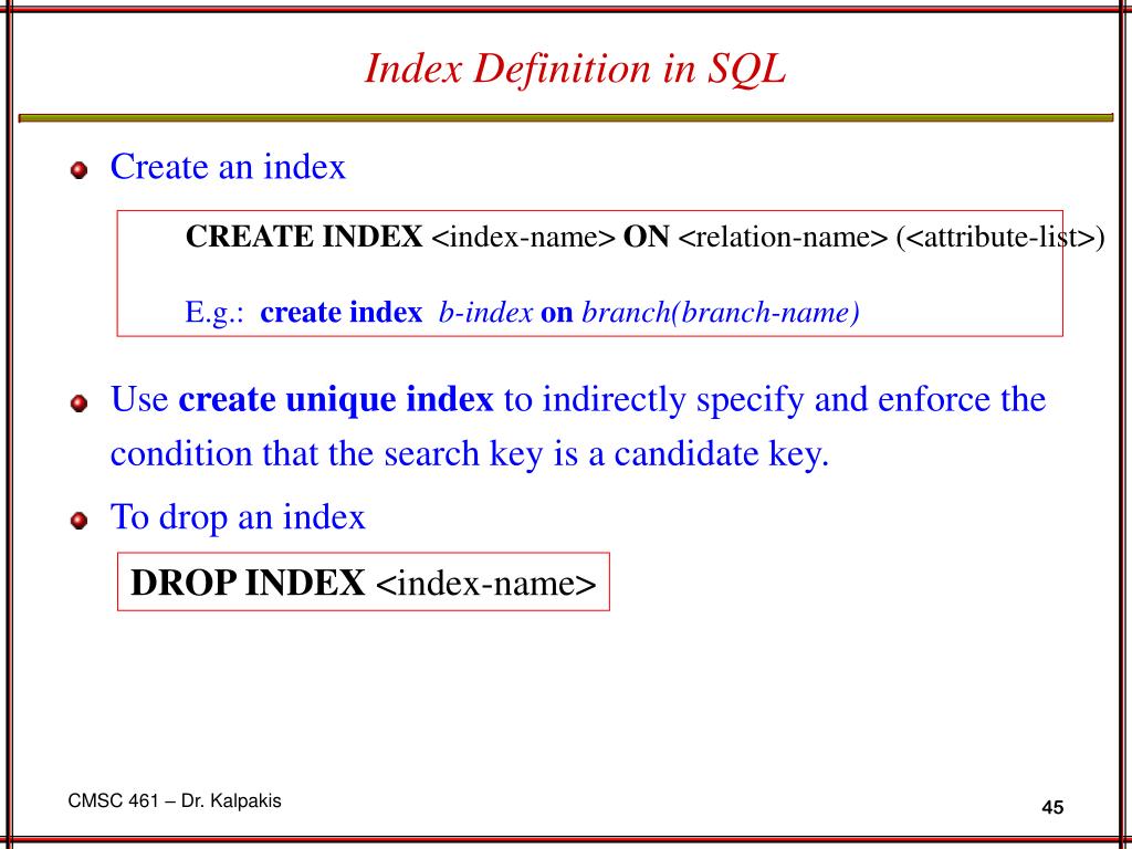 PPT Indexing and Hashing PowerPoint Presentation, free download ID