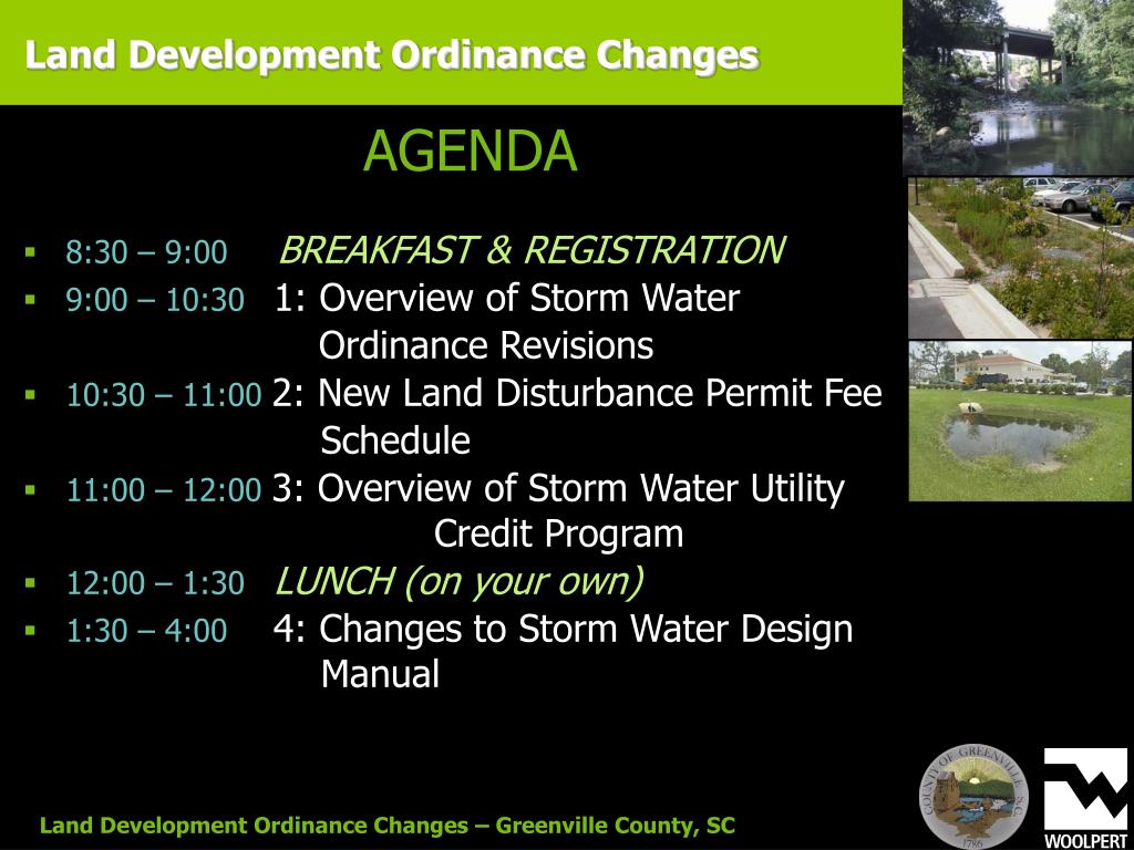 PPT Land Development Ordinance Changes Greenville County, SC PART 1