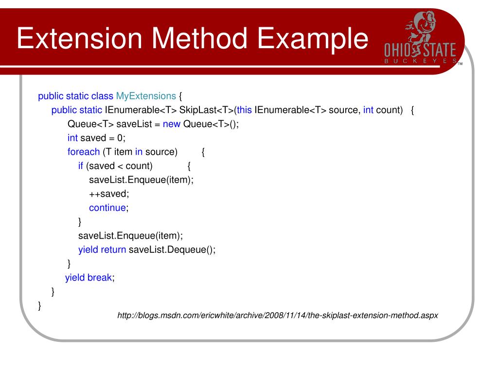 PPT Programming in C Extension Methods PowerPoint Presentation, free