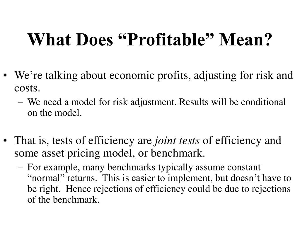 PPT EMH and RW PowerPoint Presentation, free download ID236578