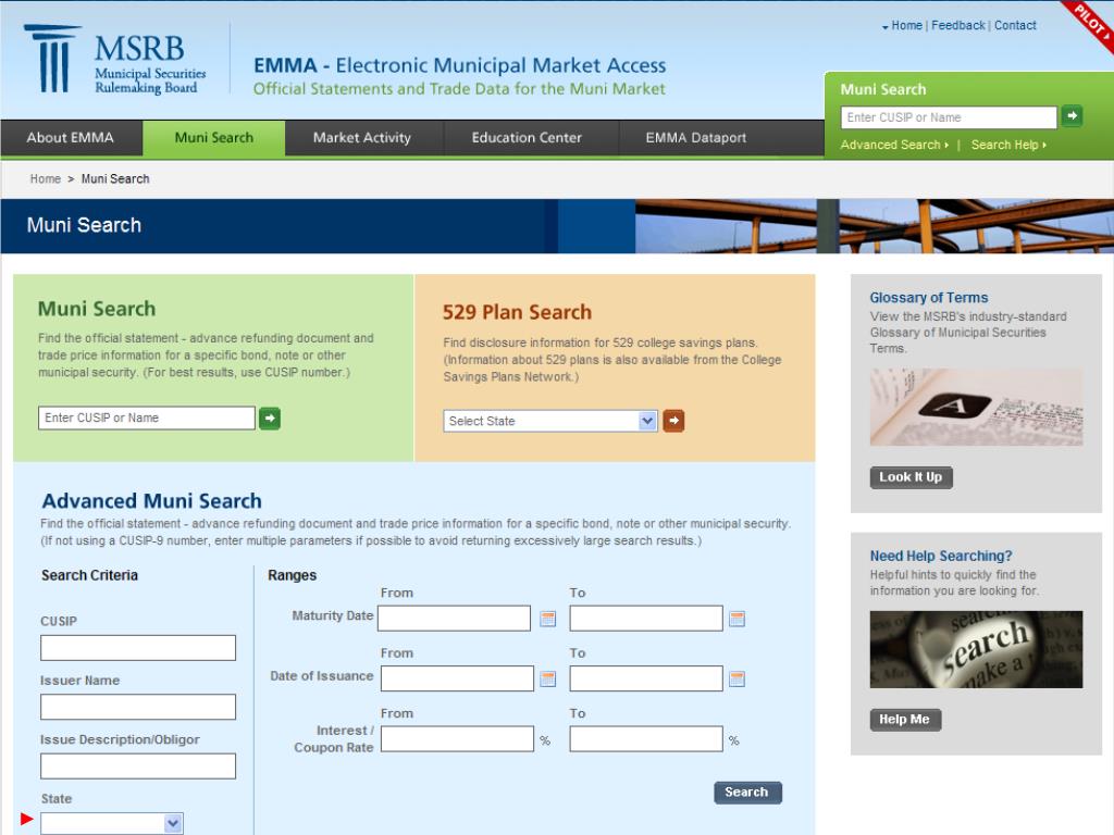 PPT Municipal Securities Rulemaking Board EMMA Electronic Municipal