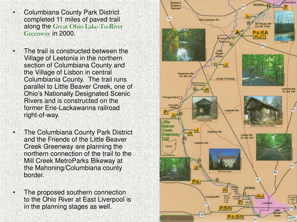 PPT The Great Ohio LakeToRiver Greenway PowerPoint Presentation