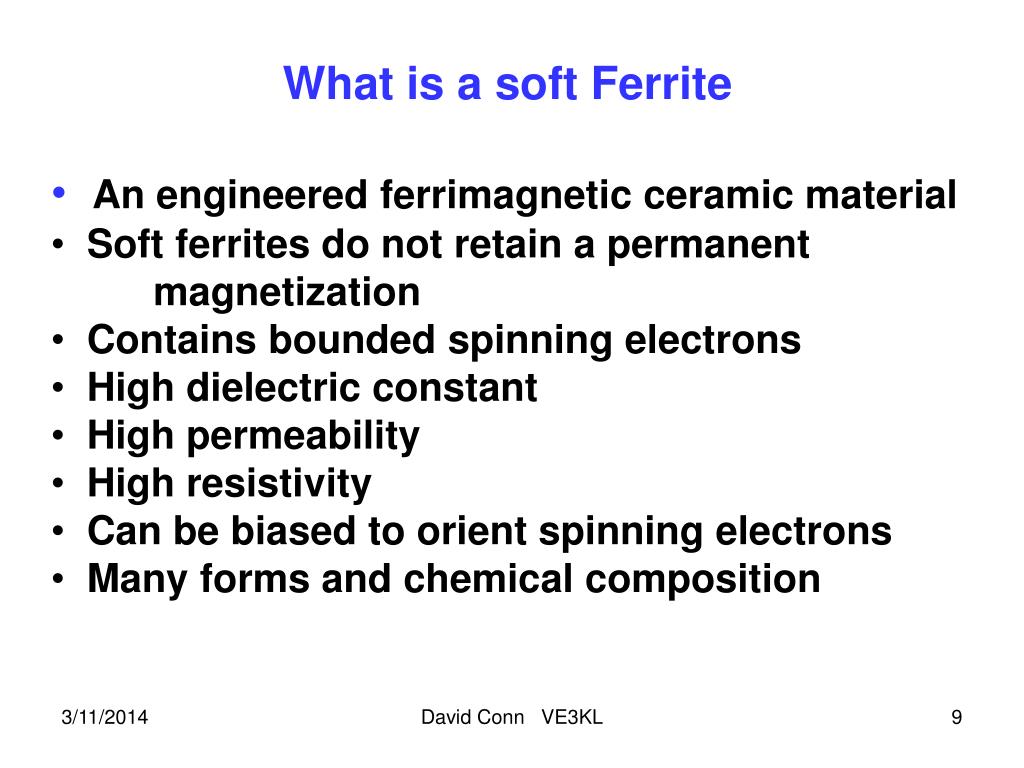 PPT Ferrites VE3KL A spinning electron works like a gyroscope Gyro