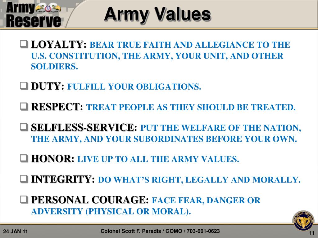 PPT Army Reserve General Officer Corps PowerPoint Presentation, free
